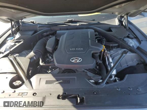 2015 Hyundai Genesis 3.8L with VIN KMHGN4JE0FU084609, listed as a Copart auction lot 42638375 with 87,119 mi miles and Salvage Title. Bid and sale history available at DreamBid. Image 11.