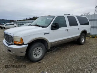 2000 Ford Excursion Limited z VIN 1FMNU42L0YEA46544, wystawiony jako Copart lot #86452874 z przebiegiem 187 130 mil mil oraz Czysty tytuł • Clean title. Historia ofert i sprzedaży dostępna na DreamBid. Obrazek 1.