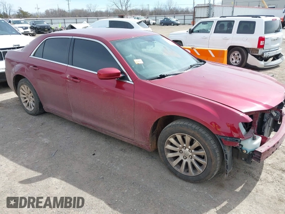 2013 Chrysler 300 with VIN 2C3CCAAG3DH658472, listed as a IAAI auction lot 41725689 with 103,541 mi miles. Bid and sale history available at carsss.com. Image 1.
