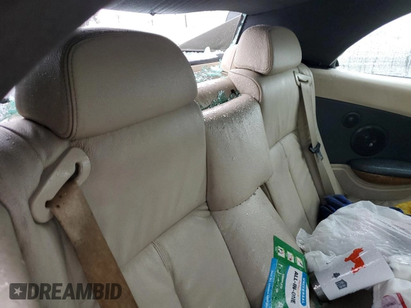 2005 BMW 6 Series 645Ci with VIN WBAEK73465B323257, listed as a Copart auction lot 49378644 with 0 mi miles and Salvage Title. Bid and sale history available at carsss.com. Image 10.