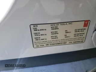 2019 Tesla Model S 75D с VIN 5YJSA1E26KF311667, выставлен на аукционе Copart как лот 56960275 с пробегом 108 495 миль миль и Списание • Salvage title. История ставок и продаж доступна на DreamBid. Изображение 12.