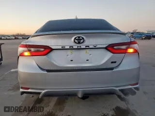 2024 Toyota Camry SE with VIN 4T1G11AK4RU893633, listed as a Copart auction lot 48222595 with 8,132 mi miles and Salvage Title. Bid and sale history available at carsss.com. Image 6.