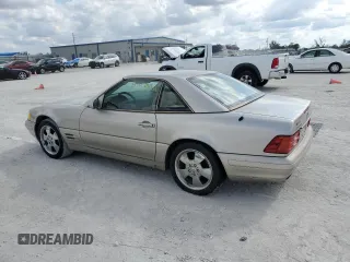 1999 Mercedes-Benz SL-Class with VIN WDBFA68F0XF183277, listed as a Copart auction lot 44155525 with 0 mi miles and Clean Title. Bid and sale history available at carsss.com. Image 2.