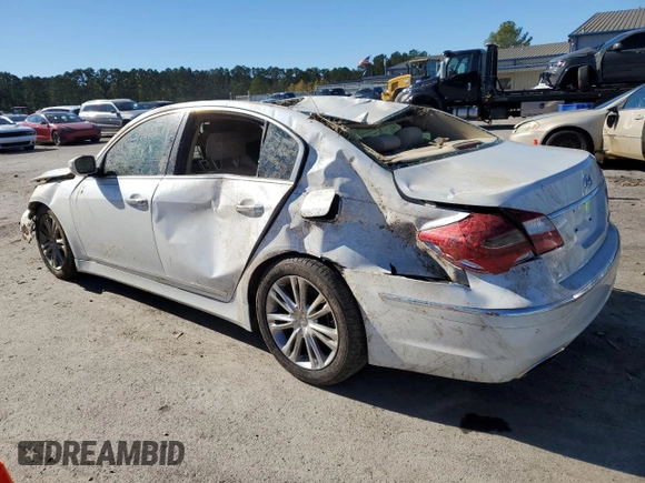 2012 Hyundai Genesis 5.0L with VIN KMHGC4DHXCU171151, listed as a Copart auction lot 81632104 with 97,389 mi miles and Salvage Title. Bid and sale history available at carsss.com. Image 2.