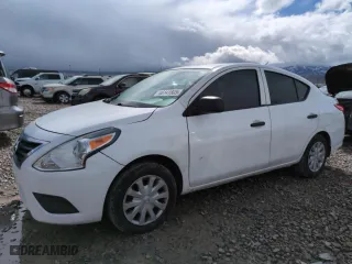 2015 Nissan Versa SV with VIN 3N1CN7APXFL937696, listed as a Copart auction lot 48141805 with 137,110 mi miles and Salvage Title. Bid and sale history available at carsss.com. Image 1.