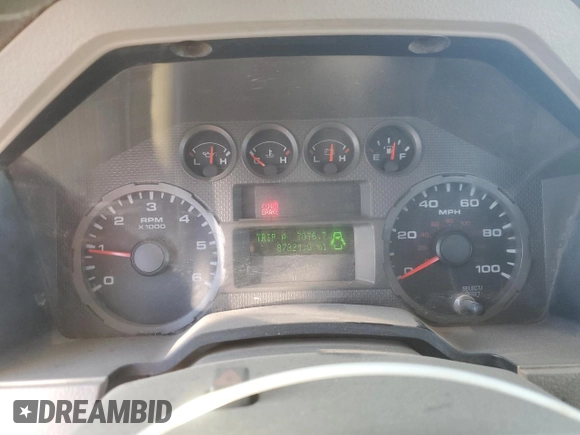 2008 Ford Super Duty F-250 SRW XL with VIN 1FTSX21528EB67839, listed as a Copart auction lot 44435535 with 87,321 mi miles and Salvage Title. Bid and sale history available at carsss.com. Image 9.