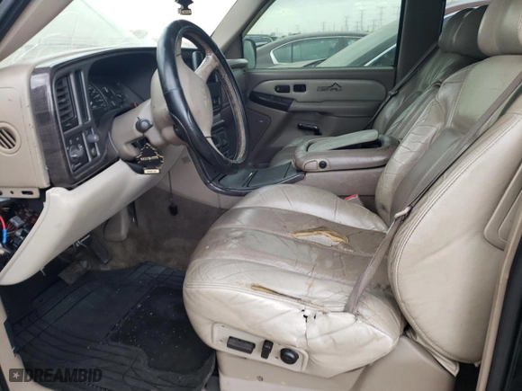 2002 GMC Yukon XL Denali with VIN 1GKFK66U62J143375, listed as a Copart auction lot 72934244 with 0 mi miles and Salvage Title. Bid and sale history available at carsss.com. Image 7.