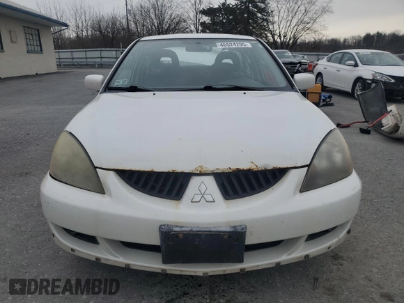 2005 Mitsubishi Lancer with VIN JA3AJ66F85U022407, listed as a Copart auction lot 46524295 with 129,997 mi miles and Salvage Title. Bid and sale history available at DreamBid. Image 5.