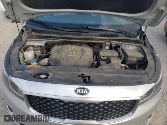 2016 Kia Sedona SX with VIN KNDMC5C12G6147714, listed as a Copart auction lot 75041124 with 139,328 mi miles and Salvage Title. Bid and sale history available at carsss.com. Image 12.