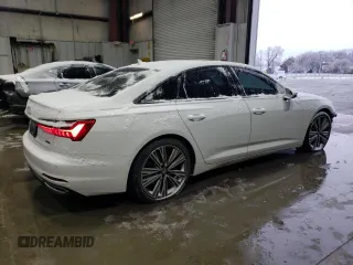2019 Audi A6 Premium with VIN WAUD8AF21KN120014, listed as a Copart auction lot 87321374 with 69,697 mi miles and Salvage Title. Bid and sale history available at carsss.com. Image 3.