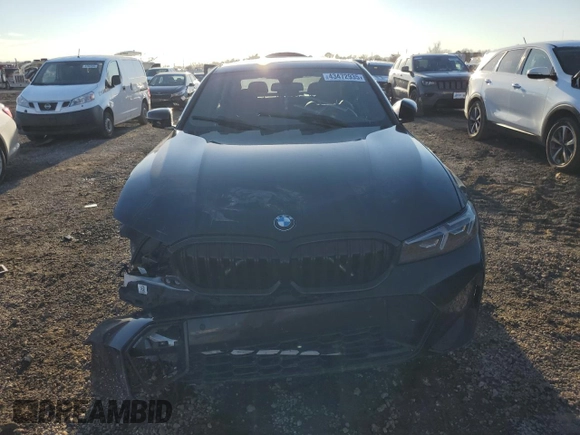 2023 BMW 3 Series 330i xDrive with VIN 3MW89FF08P8D10039, listed as a Copart auction lot 43472935 with 0 mi miles and Salvage Title. Bid and sale history available at carsss.com. Image 5.
