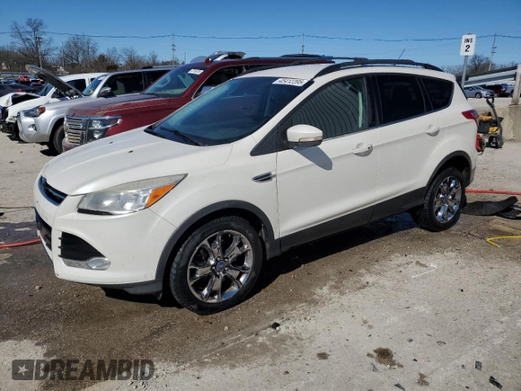2013 Ford Escape SEL with VIN 1FMCU9HX4DUB80603, listed as a Copart auction lot 45412395 with 222,870 mi miles and Salvage Title. Bid and sale history available at carsss.com. Image 1.