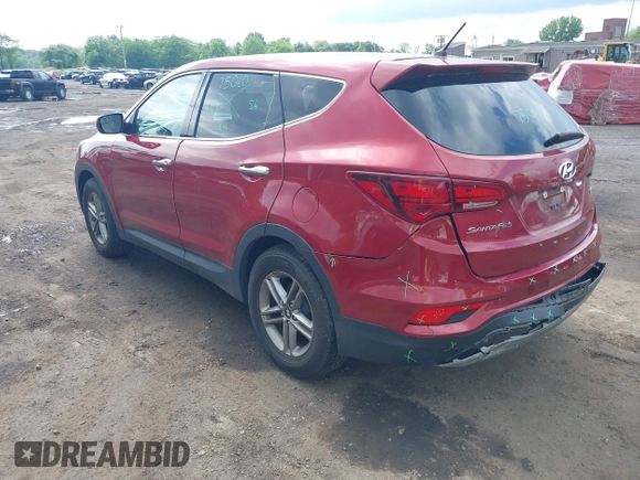 2018 Hyundai Santa Fe 2.4L with VIN 5XYZT3LB3JG541780, listed as a IAAI auction lot 42384065 with 96,754 mi miles and . Bid and sale history available at DreamBid. Image 3.