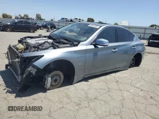 2015 Infiniti Q50 Sport with VIN JN1BV7AP2FM355240, listed as a Copart auction lot 60880395 with 72,432 mi miles and Salvage title. Bid and sale history available at DreamBid. Image 1.