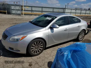 2011 Buick Regal CXL RL5 with VIN W04GT5GC2B1020387, listed as a Copart auction lot 50183145 with 115,491 mi miles and Salvage Title. Bid and sale history available at carsss.com. Image 1.