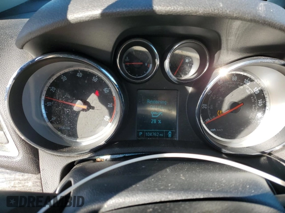 2016 Buick Encore with VIN KL4CJESB0GB669108, listed as a Copart auction lot 45738775 with 104,762 mi miles and Salvage Title. Bid and sale history available at DreamBid. Image 9.