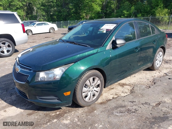 2014 Chevrolet Cruze LS with VIN 1G1PA5SG7E7441375, listed as a IAAI auction lot 42031209 with 104,720 mi miles. Bid and sale history available at carsss.com. Image 2.