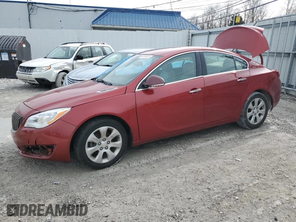 2014 Buick Regal Premium I with VIN 2G4GM5ER2E9175284, listed as a Copart auction lot 42518515 with Not provided miles and Salvage title. Bid and sale history available at DreamBid. Image 1.