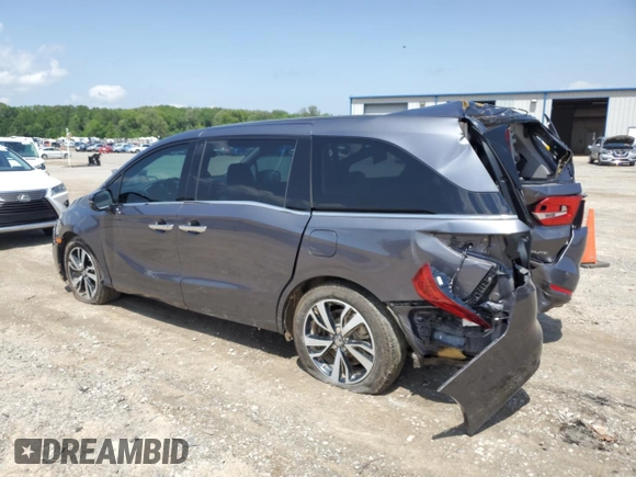 2019 Honda Odyssey Elite с VIN 5FNRL6H99KB119478, выставлен на аукционе Copart как лот 57094355 с пробегом 118 868 миль миль и Списание • Salvage title. История ставок и продаж доступна на DreamBid. Изображение 2.