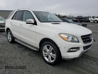 2015 Mercedes-Benz M ML 350 with VIN 4JGDA5JBXFA599743, listed as a Copart auction lot 47991455 with 151,683 mi miles and Salvage Title. Bid and sale history available at carsss.com. Image 4.