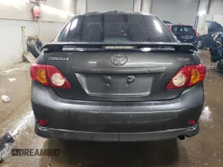 2009 Toyota Corolla XRS with VIN 1NXBE40E39Z002498, listed as a Copart auction lot 45046365 with 197,218 mi miles and Salvage Title. Bid and sale history available at carsss.com. Image 6.