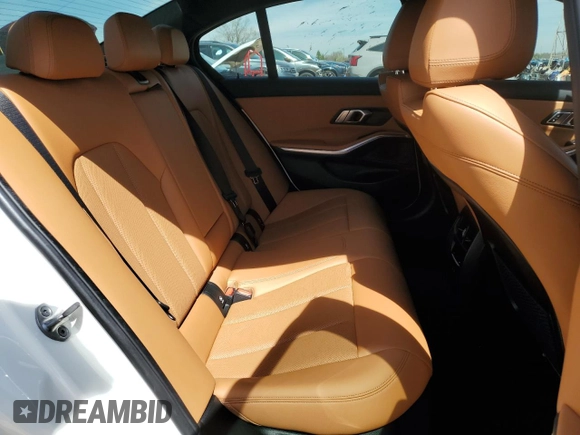 2022 BMW 3 Series 330i with VIN 3MW5R1J07N8C51155, listed as a Copart auction lot 49237135 with 51,985 mi miles and Salvage Title. Bid and sale history available at carsss.com. Image 10.
