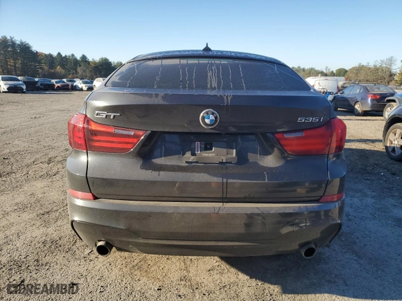 2015 BMW 5 Series Gran Turismo 535i with VIN WBA5M2C50FD872125, listed as a Copart auction lot 76184974 with 131,090 mi miles and Salvage Title. Bid and sale history available at carsss.com. Image 6.