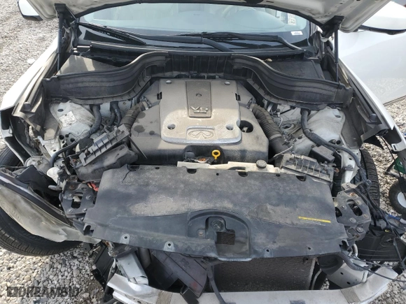 2009 Infiniti EX35 Journey with VIN JNKAJ09F29M951359, listed as a Copart auction lot 82122034 with 0 mi miles and Non Repairable. Bid and sale history available at carsss.com. Image 12.