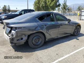 2022 Lexus IS 350 F Sport with VIN JTHGZ1B27N5055935, listed as a Copart auction lot 52050285 with 40,586 mi miles and Salvage title. Bid and sale history available at DreamBid. Image 3.