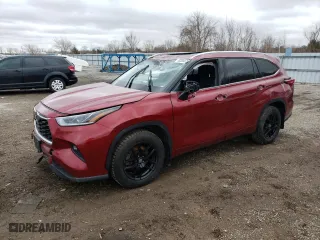 2023 Toyota Highlander L with VIN 5TDKDRBH3PS006015, listed as a Copart auction lot 50330075 with 224,649 mi miles and Salvage Title. Bid and sale history available at carsss.com. Image 1.