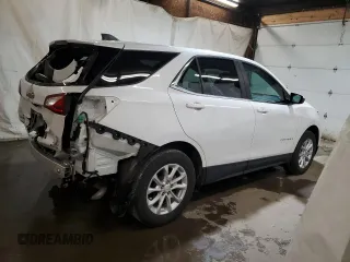 2021 Chevrolet Equinox LT with VIN 3GNAXUEV8MS122087, listed as a Copart auction lot 47523005 with 17,312 mi miles and Salvage Title. Bid and sale history available at DreamBid. Image 3.