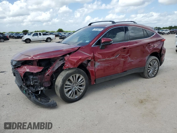 2023 Toyota Venza LE with VIN JTEAAAAH5PJ121554, listed as a Copart auction lot 59160834 with 12,107 mi miles and Salvage Title. Bid and sale history available at carsss.com. Image 1.