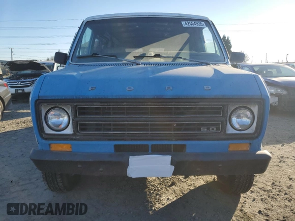 1978 Ford Econoline Cargo with VIN E14BHCE0524, listed as a Copart auction lot 42554935 with 63,728 mi miles and Clean Title. Bid and sale history available at DreamBid. Image 5.