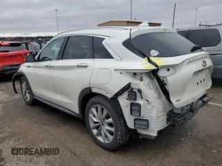 2019 Infiniti QX50 LUXE with VIN 3PCAJ5M38KF139042, listed as a Copart auction lot 41041643 with 53,668 mi miles. Bid and sale history available at carsss.com. Image 2.