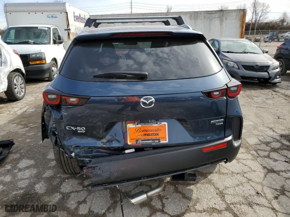2024 Mazda CX-50 2.5 Turbo with VIN 7MMVABXY9RN164213, listed as a Copart auction lot 40615044 with 399 mi miles and Salvage Title. Bid and sale history available at carsss.com. Image 6.