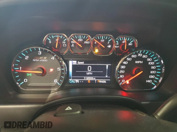 2017 Chevrolet Silverado 1500 LT with VIN 1GCVKREC9HZ280533, listed as a Copart auction lot 52488685 with 112,533 mi miles and Clean Title. Bid and sale history available at DreamBid. Image 9.