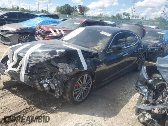 2017 Maserati Ghibli S Q4 z VIN ZAM57RTL4H1223560, wystawiony jako Copart lot #45456255 z przebiegiem 90 507 mil mil oraz Szkody całkowita. Historia ofert i sprzedaży dostępna na DreamBid. Obrazek 1.