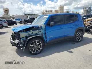 2020 Jeep Renegade Sport z VIN ZACNJAAB8LPM06726, wystawiony jako Copart lot #62540725 z przebiegiem 57 178 mil mil oraz Szkoda całkowita • Salvage title. Historia ofert i sprzedaży dostępna na DreamBid. Obrazek 1.
