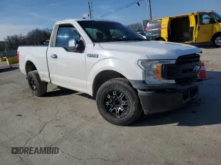 2018 Ford F-150 XL with VIN 1FTMF1CB4JKC54643, listed as a Copart auction lot 44775385 with 125,841 mi miles and Salvage Title. Bid and sale history available at carsss.com. Image 4.