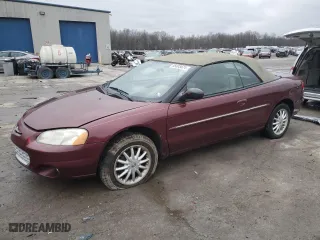 2002 Chrysler Sebring LXi with VIN 1C3EL55R32N250408, listed as a Copart auction lot 86005624 with 110,238 mi miles and Salvage Title. Bid and sale history available at carsss.com. Image 1.