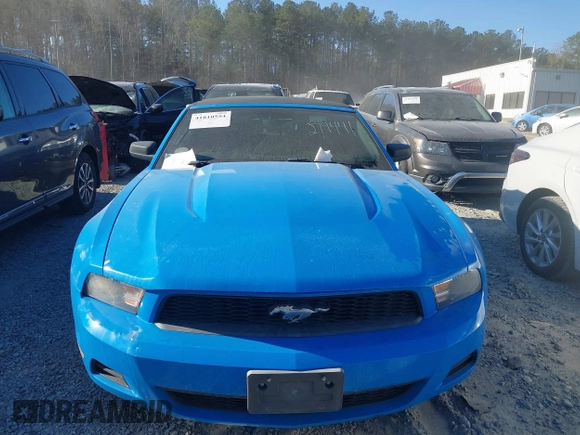 2012 Ford Mustang V6 with VIN 1ZVBP8EM4C5279441, listed as a IAAI auction lot 41810554 with 197,973 mi miles and . Bid and sale history available at carsss.com. Image 12.