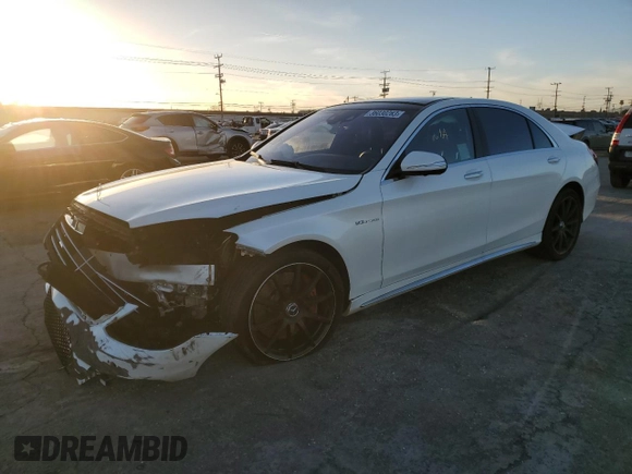 2016 Mercedes-Benz S-Class AMG S 63 with VIN WDDUG7JB2GA237685, listed as a Copart auction lot 36030283 with 0 mi miles. Bid and sale history available at carsss.com. Image 1.