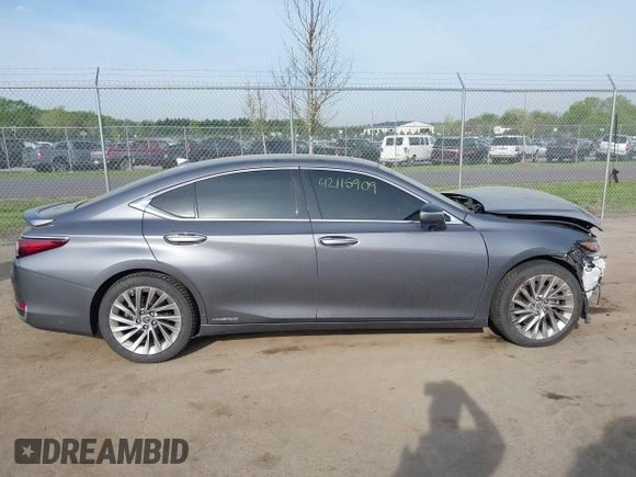 2021 Lexus ES 300h Luxury with VIN 58AEA1C13MU005774, listed as a IAAI auction lot 42115909 with 67,108 mi miles and . Bid and sale history available at DreamBid. Image 13.