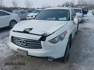 2015 Infiniti QX70 with VIN JN8CS1MW4FM481257, listed as a IAAI auction lot 41390187 with 127,892 mi miles and . Bid and sale history available at DreamBid. Image 6.