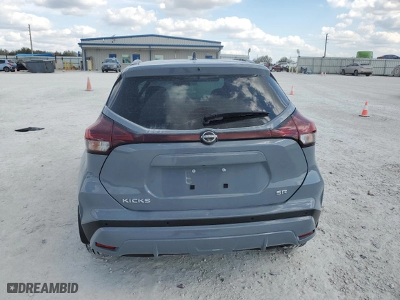 2023 Nissan Kicks SR with VIN 3N1CP5DV3PL568738, listed as a Copart auction lot 44018645 with 8,080 mi miles and Non Repairable. Bid and sale history available at carsss.com. Image 6.