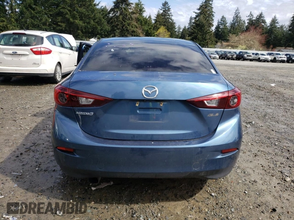 2017 Mazda 3 Sport with VIN JM1BN1U78H1127253, listed as a Copart auction lot 52208175 with 85,966 mi miles and Salvage Title. Bid and sale history available at DreamBid. Image 6.