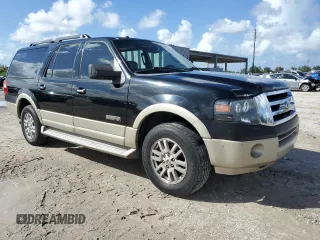 2008 Ford Expedition EL Eddie Bauer with VIN 1FMFK17508LA68526, listed as a Copart auction lot 77461154 with 473,494 mi miles and Salvage Title. Bid and sale history available at carsss.com. Image 4.