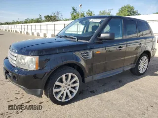 2006 Land Rover Range Rover Sport SC with VIN SALSH23476A957085, listed as a Copart auction lot 54207275 with 54,501 mi miles and Salvage Title. Bid and sale history available at carsss.com. Image 1.