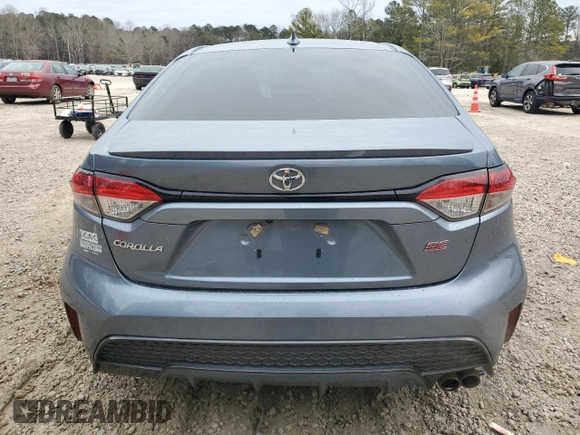 2020 Toyota Corolla SE with VIN 5YFS4RCE8LP043648, listed as a Copart auction lot 41740025 with 109,298 mi miles and Salvage Title. Bid and sale history available at DreamBid. Image 6.