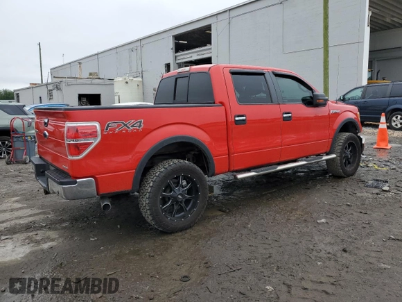 2011 Ford F-150 XL with VIN 1FTFW1EF6BFA36755, listed as a Copart auction lot 58544405 with 144,436 mi miles and Salvage title. Bid and sale history available at DreamBid. Image 3.